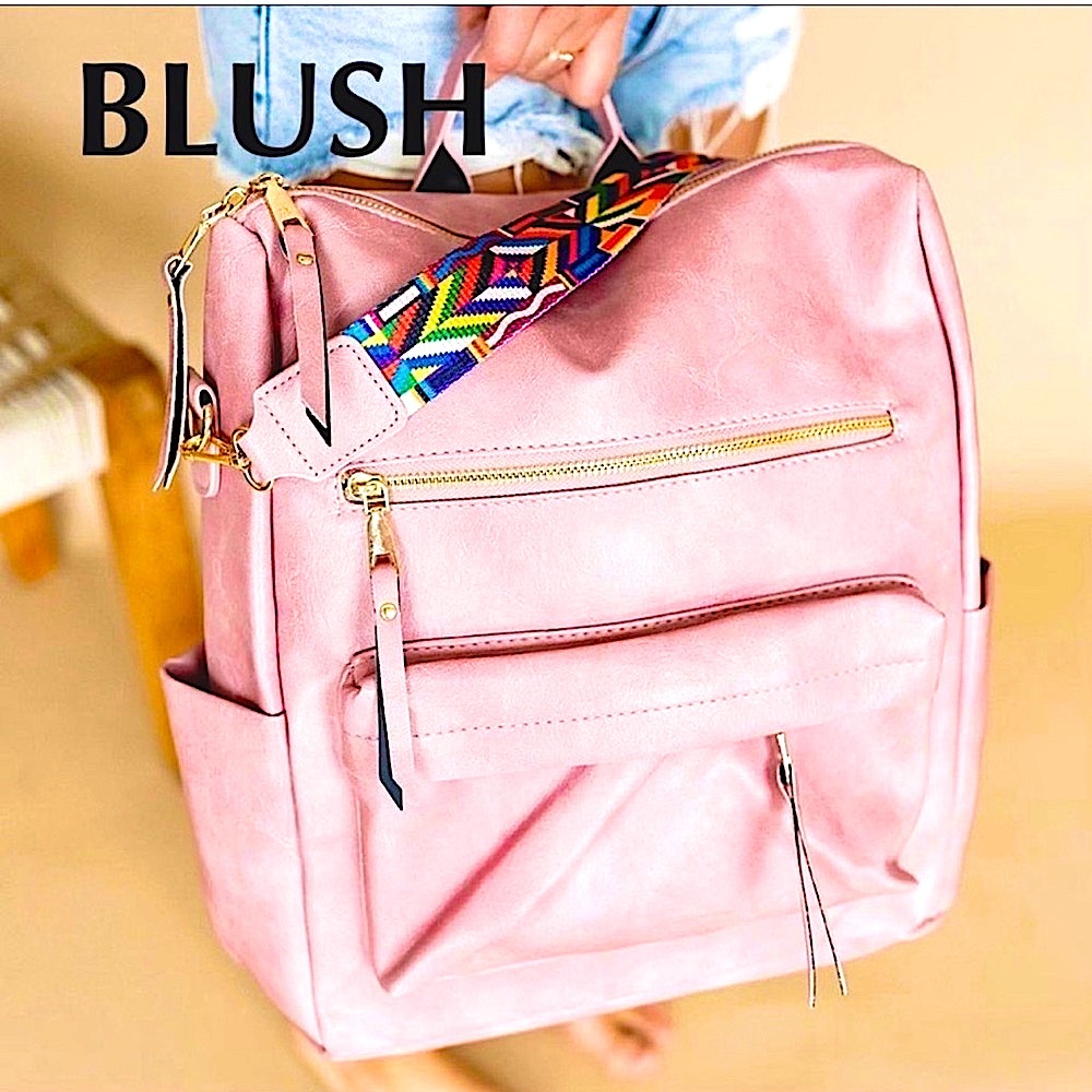 🆕💗CLASSY CLOTH: BLUSH Backpack
